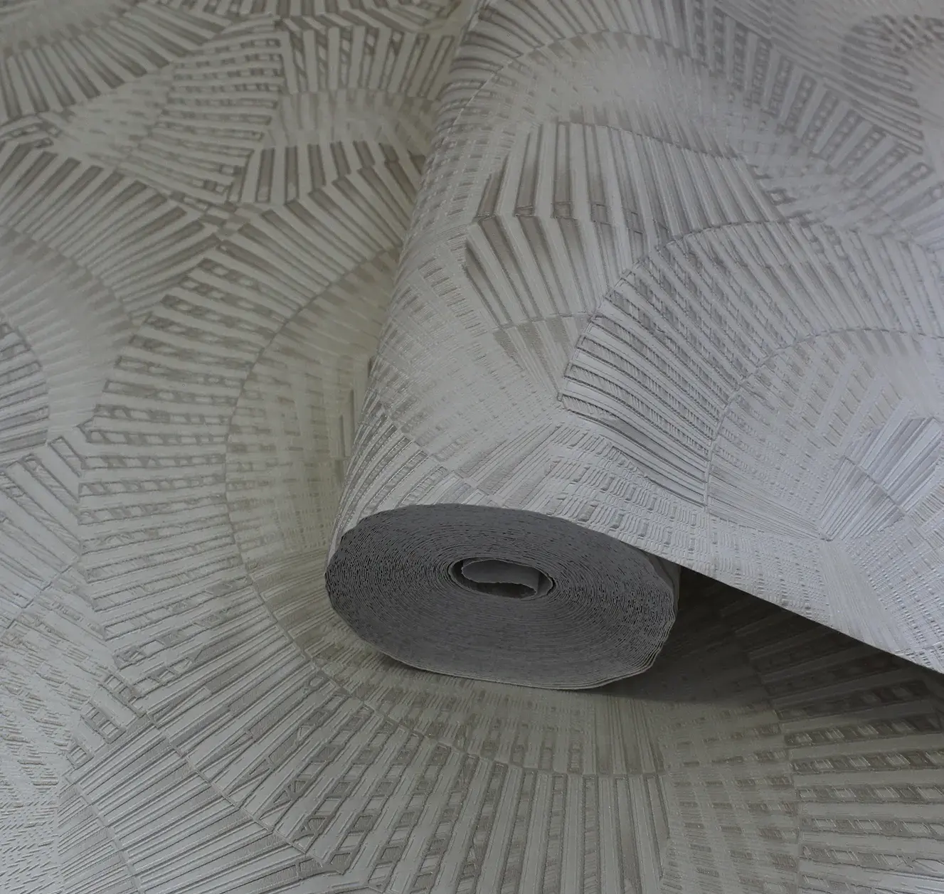 Gray Embossed Wallpaper – Understated Shimmer (24103-4)